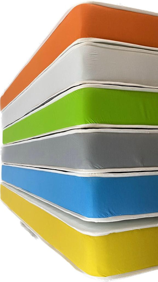 Rainbow Kids Foam Free Basic 6.5" Deep Quilted Mattress 6 Colour Options