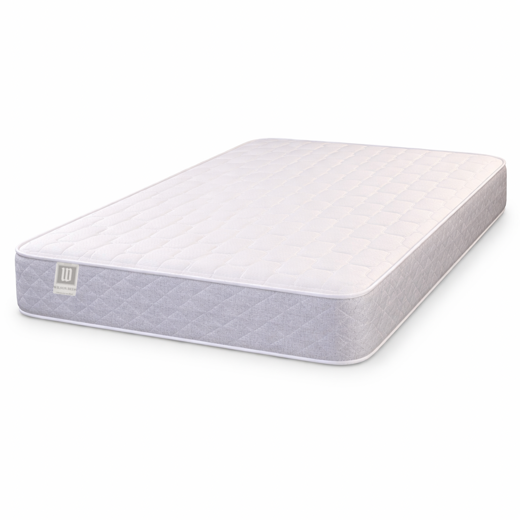 Hybrid Pocket Spring Mattress, 8" Grey & White, Medium Feel, With Memory Layer